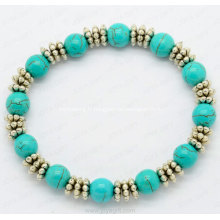 Bracelet en alliage turquoise pour la vente en gros de produits de mode